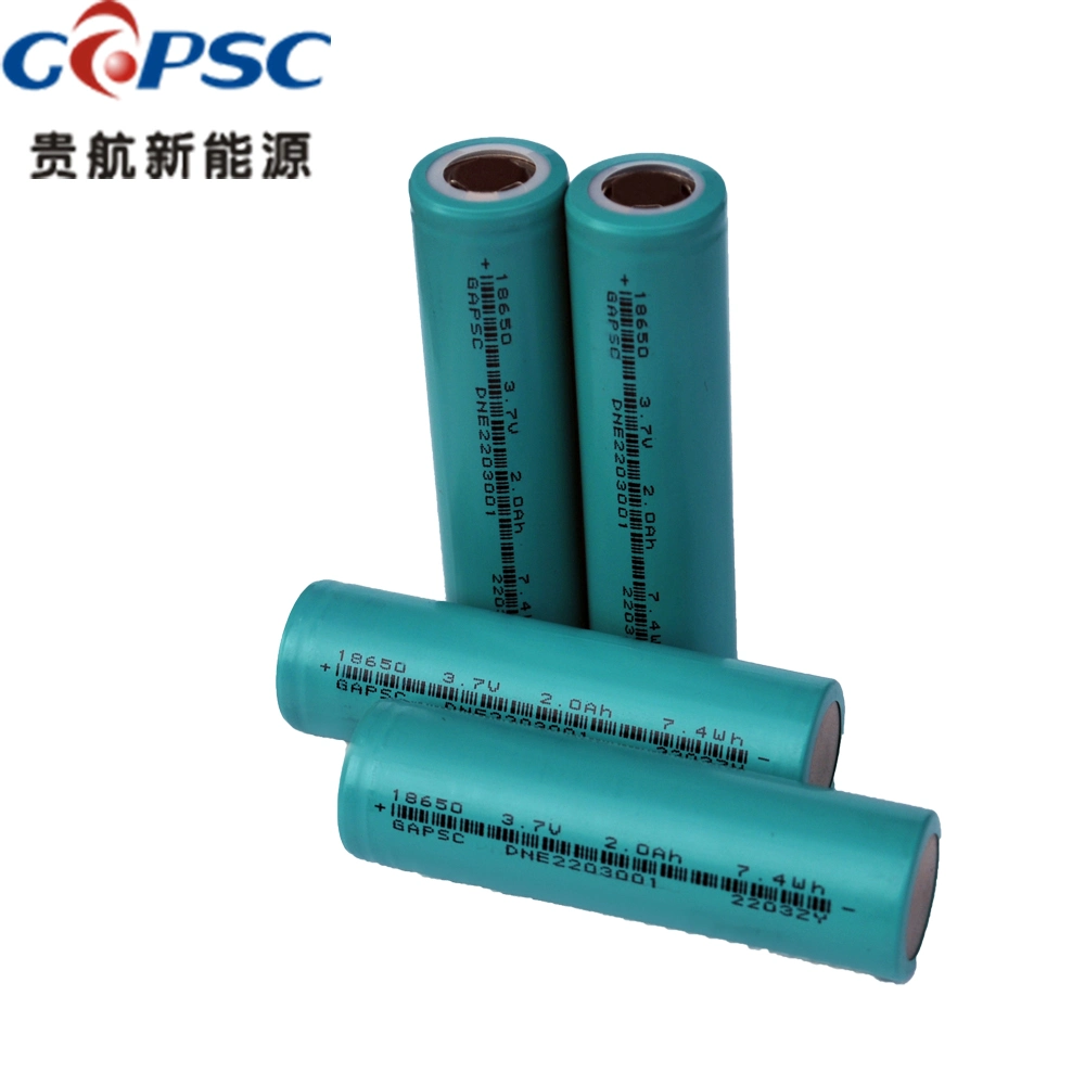 Rechargeable 18650 2000mAh Lithium Ion Battery Cylinder Lithium Ion Battery Li-ion Battery Cell