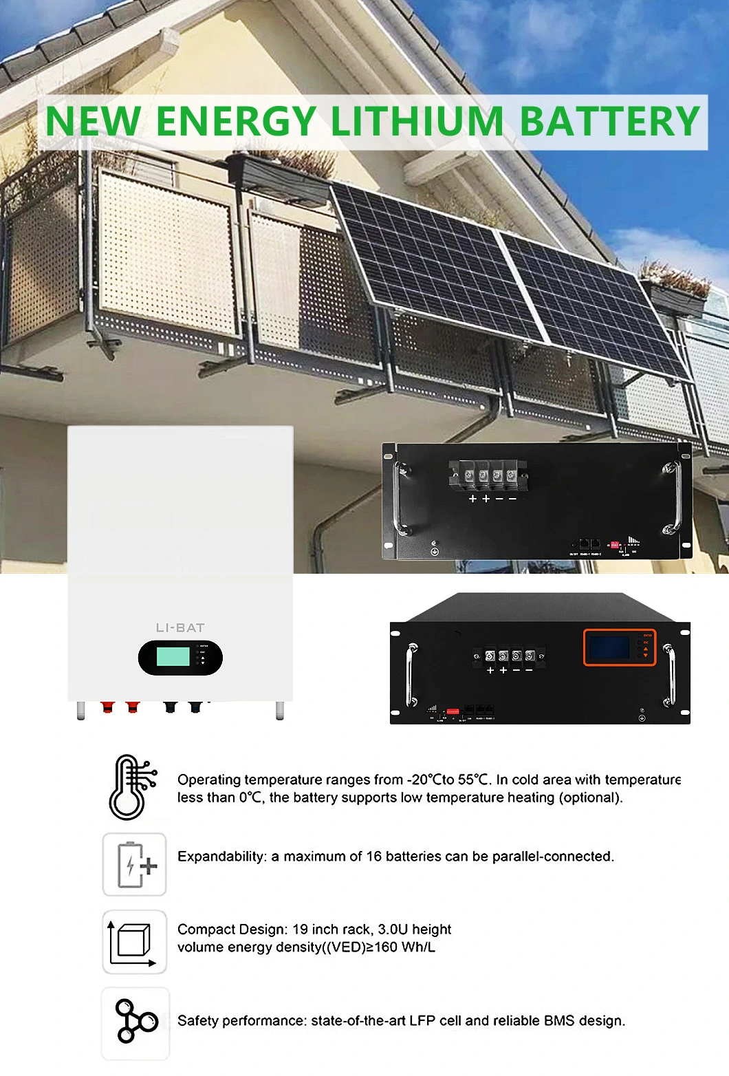 Special Function Customization Lithium Ion 48V 200ah Home Energy Storage System Battery for Home