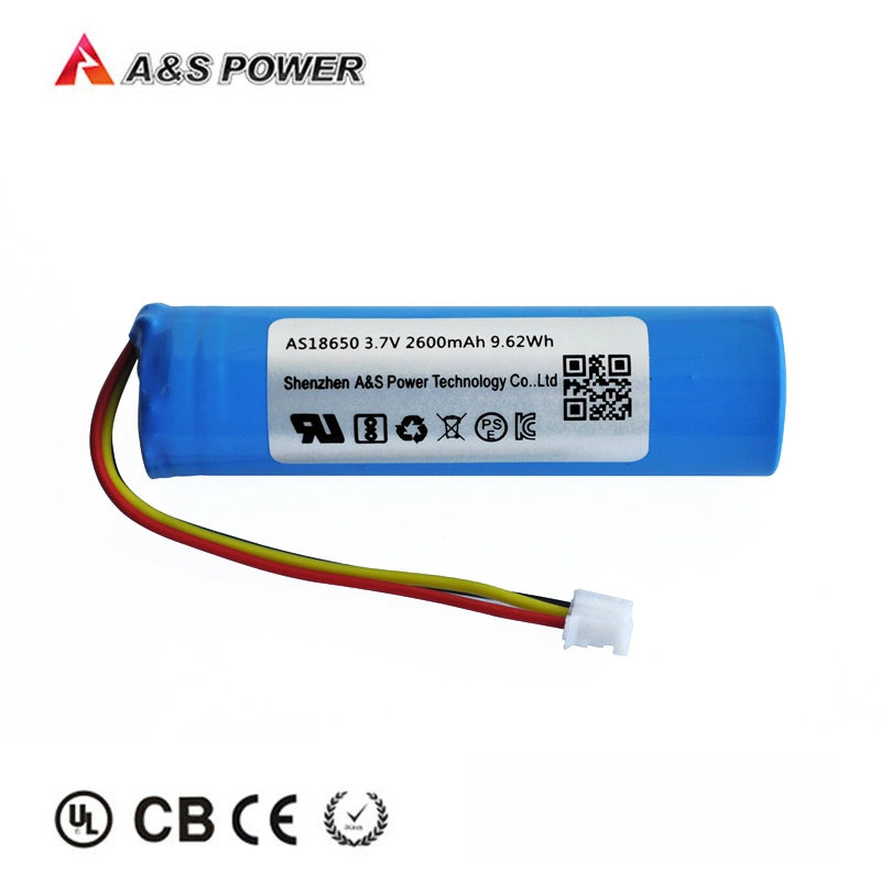 18650 2600mAh Cylinder Lithium Battery for Bluetooth Headset, Bluetooth Speaker